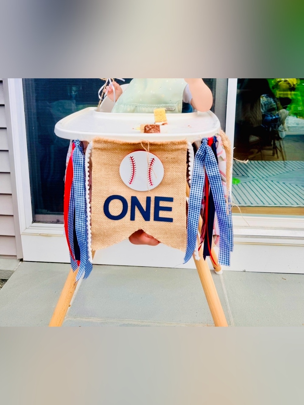 Rookie of the Year High Chair Banner, Baseball Banner, Baseball Party Decor!